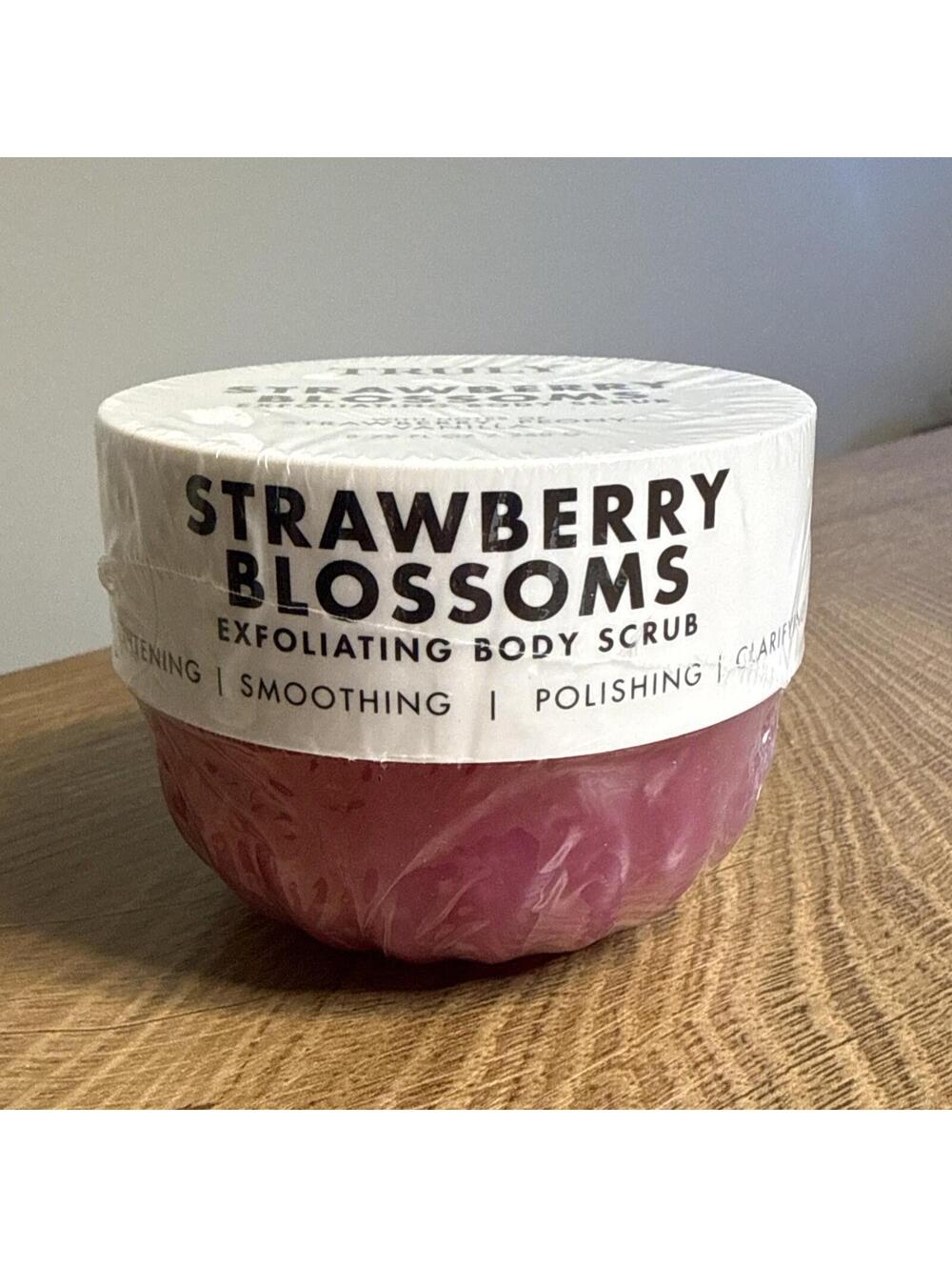 Truly Strawberry Blossoms Exfoliating Body Scrub 8.79 FL OZ / 260 G